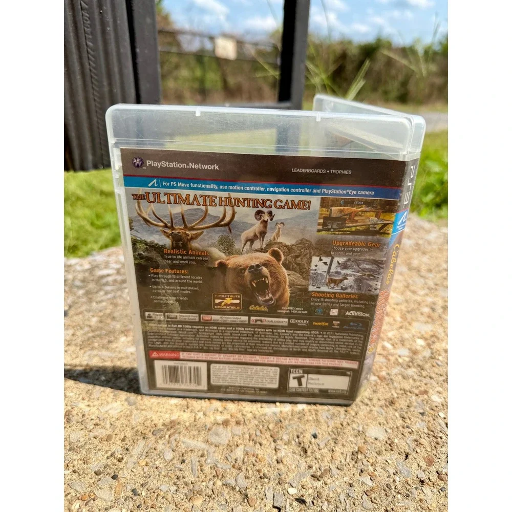 Cabelas Big Game Hunter 2012 Sony PlayStation 3 PS3 Game PS Move Compatible-CIB